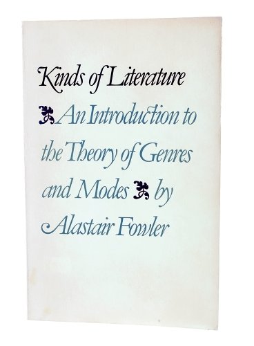 Stock image for Kinds of Literature: An Introduction to the Theory of Genres and Modes for sale by HPB-Movies