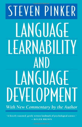 9780674510531: Language Learnability and Language Development