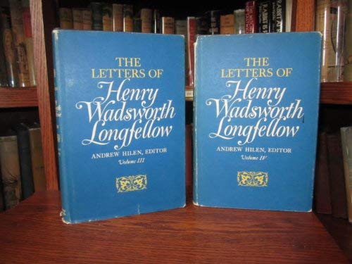 Stock image for The Letters of Henry Wadsworth Longfellow for sale by Sequitur Books