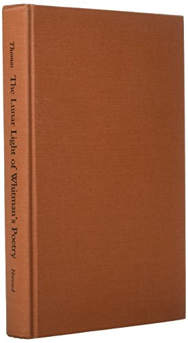 Stock image for The Lunar Light of Whitman's Poetry for sale by Better World Books