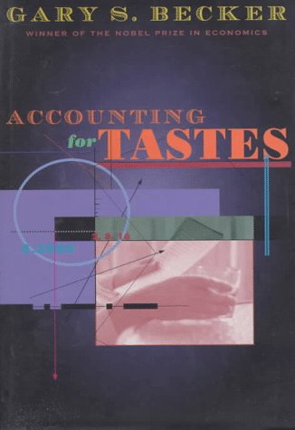 Imagen de archivo de Accounting for Tastes a la venta por BombBooks