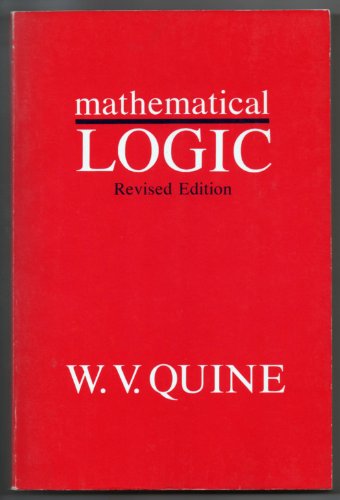 Beispielbild fr Mathematical Logic: Revised Edition zum Verkauf von Blue Vase Books