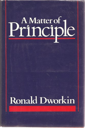 Imagen de archivo de A Matter of Principle: , a la venta por ThriftBooks-Dallas
