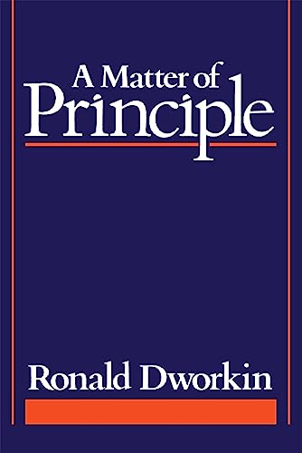 9780674554610: A Matter of Principle