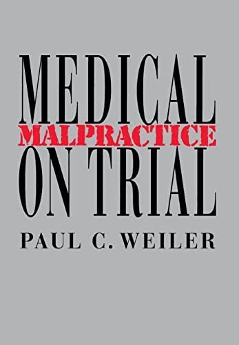 Beispielbild fr Medical Malpractice on Trial zum Verkauf von WorldofBooks