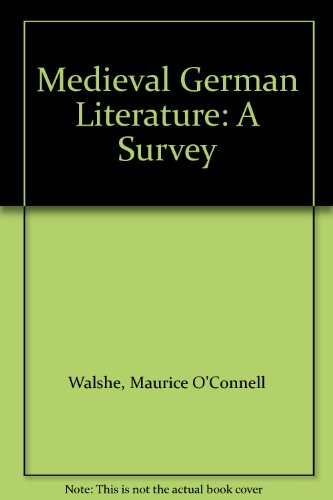 Stock image for Medieval German Literature: A Survey for sale by Adkins Books