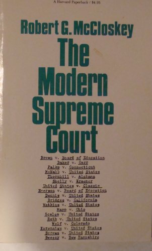 Imagen de archivo de The Modern Supreme Court a la venta por Wonder Book