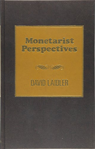 Beispielbild fr Monetarist Perspectives zum Verkauf von Jay W. Nelson, Bookseller, IOBA