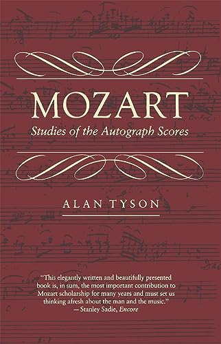 9780674588318: Mozart: Studies of the Autograph Scores