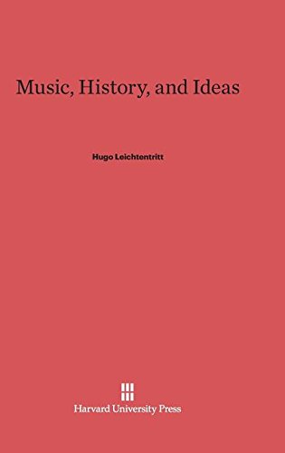 Imagen de archivo de Music, History, and Ideas a la venta por Books From California