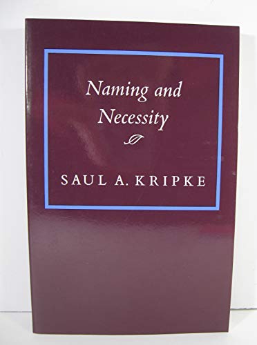 Stock image for Naming and Necessity for sale by Open Books