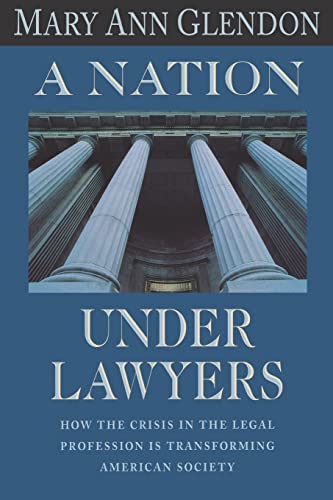 Beispielbild fr A Nation under Lawyers zum Verkauf von Wonder Book