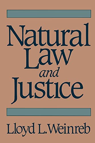 9780674604261: Natural Law and Justice