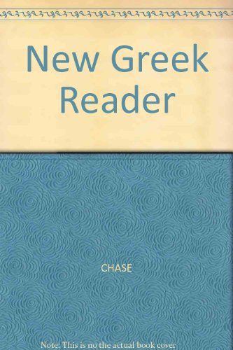 Imagen de archivo de A New Greek reader a la venta por Voyageur Book Shop