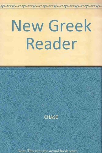Stock image for A New Greek reader for sale by Voyageur Book Shop