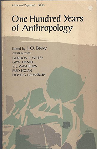 9780674639010: One Hundred Years of Anthropology