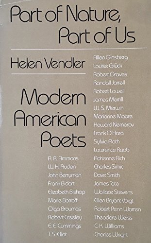 Stock image for Part of Nature, Part of Us : Modern American Poets for sale by Better World Books