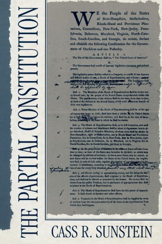 Stock image for The Partial Constitution for sale by Decluttr