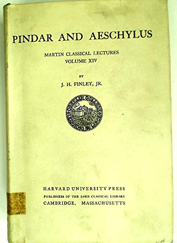 Stock image for Pindar and Aeschylus for sale by Better World Books
