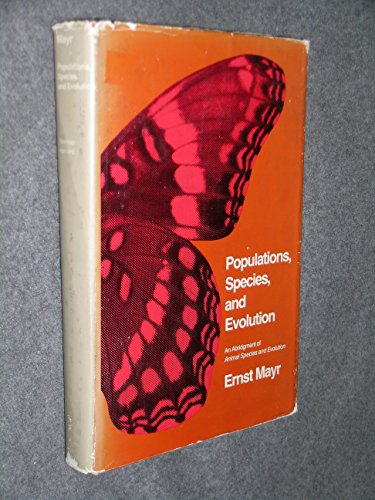 Imagen de archivo de Populations, Species, and Evolution : An Abridgment of Animal Species and Evolution a la venta por Better World Books