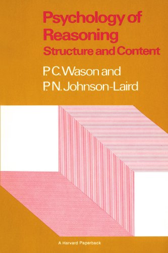 9780674721272: Psychology of Reasoning: Structure & Content: Structure and Content