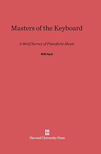 9780674729384: Masters of the Keyboard: A Brief Survey of Pianoforte Music