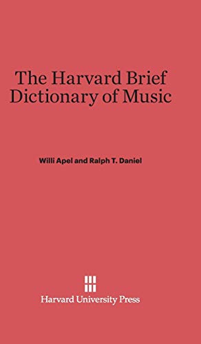 Stock image for The Harvard Brief Dictionary of Music for sale by Books of the Smoky Mountains