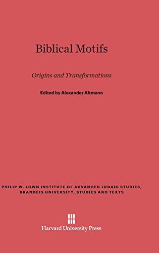 9780674729599: Biblical Motifs: Origins and Transformations: 3