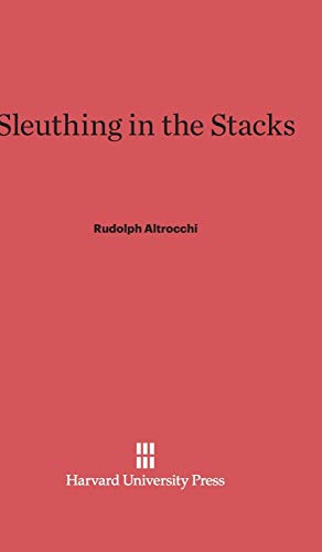 Imagen de archivo de Sleuthing in the Stacks a la venta por Midtown Scholar Bookstore
