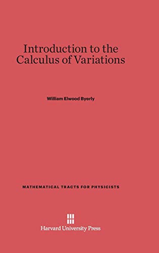 9780674731059: Introduction to the Calculus of Variations