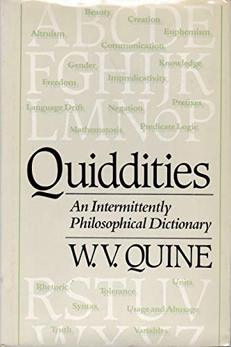 Beispielbild fr Quiddities: An Intermittently Philosophical Dictionary zum Verkauf von Open Books