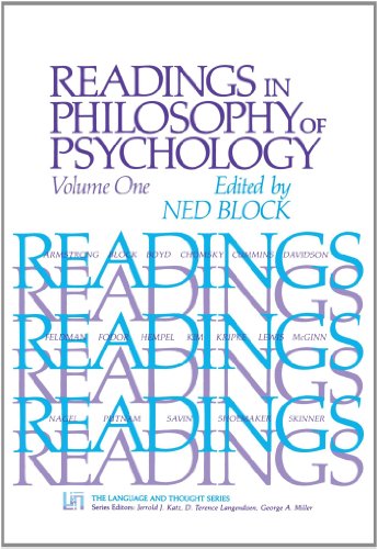 Stock image for Readings in Philosophy of Psychology for sale by Better World Books