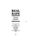 Imagen de archivo de Real Rape a la venta por Better World Books