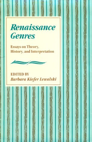 Beispielbild fr Renaissance Genres zum Verkauf von Blackwell's