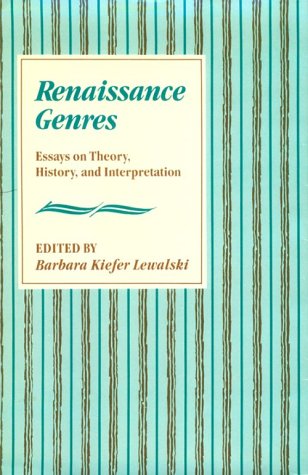 Stock image for Renaissance Genres for sale by Blackwell's