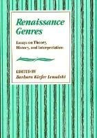 Imagen de archivo de Renaissance Genres : Essays on Theory, History, and Interpretation a la venta por Better World Books