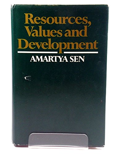 Resources, Values, and Development (9780674765252) by Sen, Professor Amartya