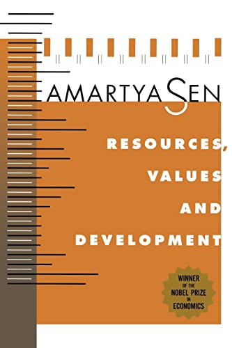 Beispielbild fr Resources, Values, and Development : Expanded Edition zum Verkauf von Better World Books