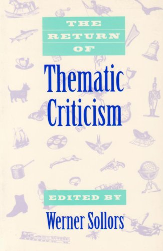 

The Return of Thematic Criticism (Harvard English Studies) Paperback