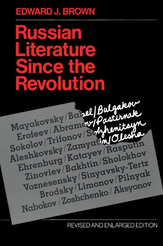 Russian Literature Since the Revolution: Revised and Enlarged Edition (9780674782044) by Brown, Edward J.