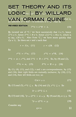 

Set Theory and Its Logic: Revised Edition