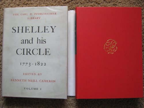 Stock image for Shelley and His Circle, 1773-1822 for sale by Better World Books