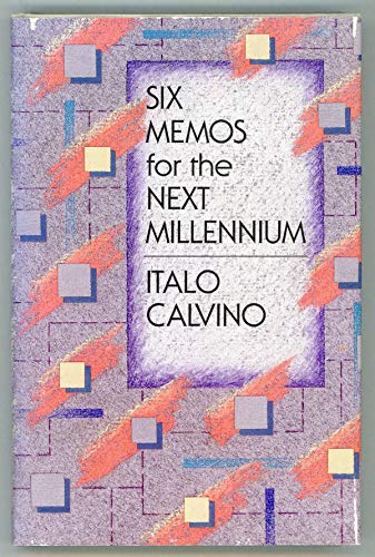 9780674810402: Six Memos for the Next Millenium (Charles Eliot Norton Lectures)