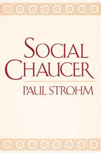 Beispielbild fr Social Chaucer zum Verkauf von Better World Books