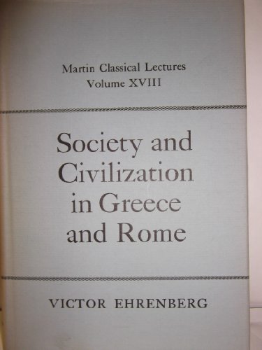 Beispielbild fr Society and Civilization in Greece and Rome zum Verkauf von Better World Books