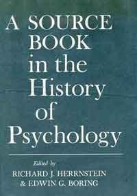 Stock image for A Source Book in the History of Psychology (Source Books in the History of the Sciences) for sale by SecondSale