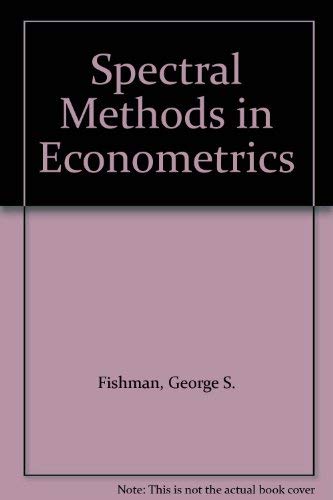 Beispielbild fr Spectral Methods in Econometrics zum Verkauf von NEPO UG