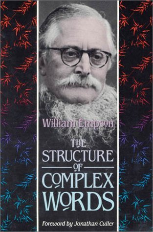 The Structure of Complex Words (9780674843752) by William Empson