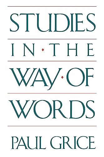 Stock image for Studies in the Way of Words for sale by Blackwell's