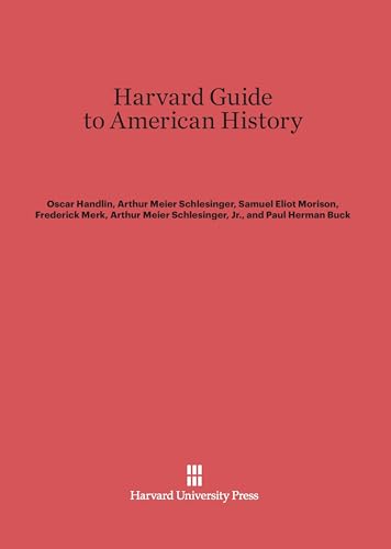 Beispielbild fr Harvard Guide to American History zum Verkauf von Lucky's Textbooks